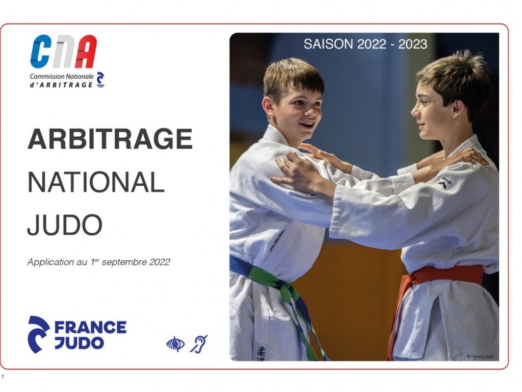 Image de l'actu 'Règlement d'Arbitrage National Judo au 01/09/2022'