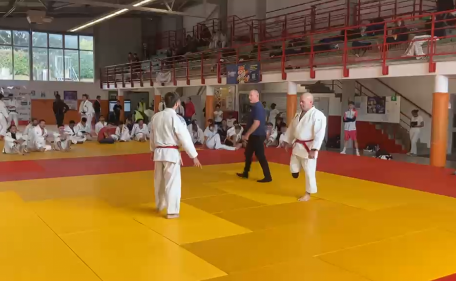 Prestation de Sébastien LE MEAUX en para-jujitsu