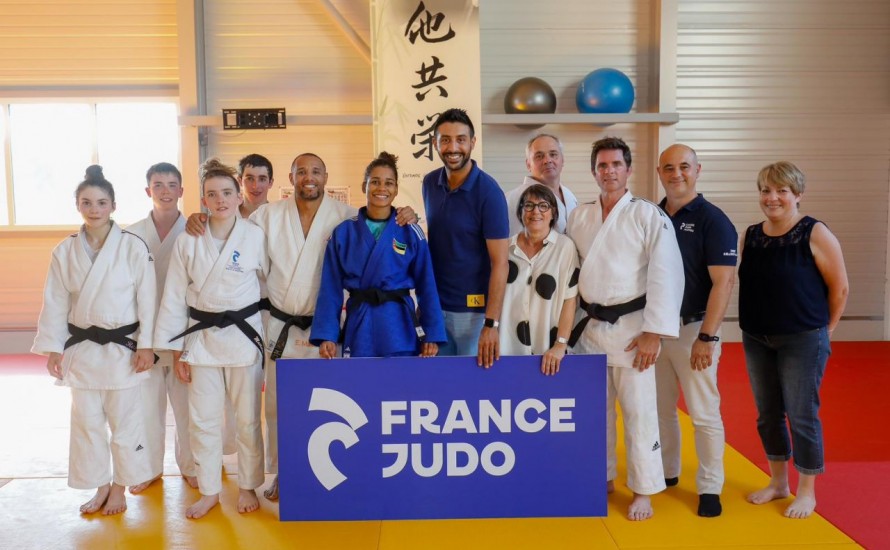 Délégation judo du Mozambique à Dax pour les JO : Jacira FERREIRA